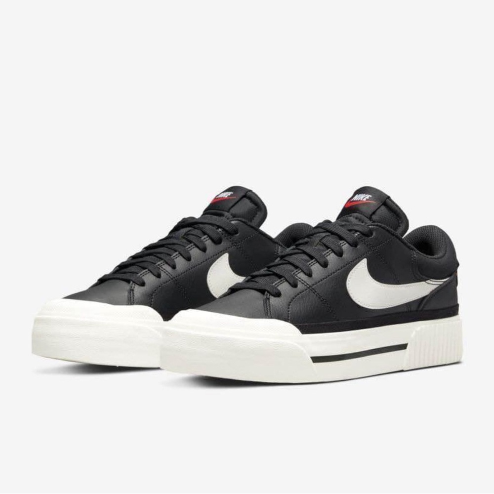 NIKE Court Legacy Lift Women’s Shoes Black Size 10